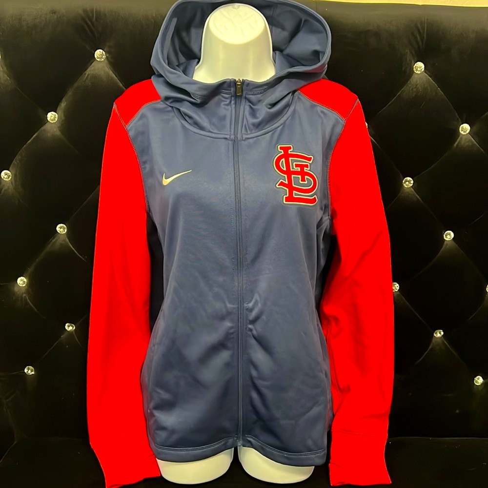 NIKE Zip Up Jacket. St. Louis Cardinals Official MLB Merchandise.  NWT.
